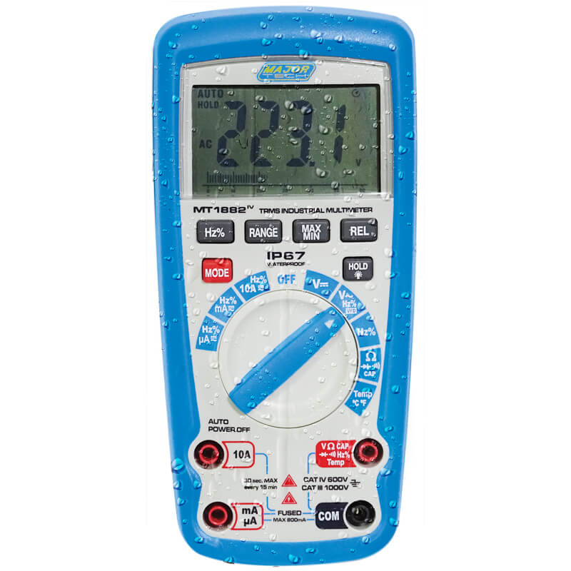 1000V AC/DC IP67 True RMS Multimeter