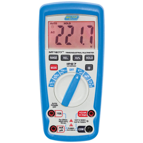 1000V AC/DC IP67 True RMS Multimeter