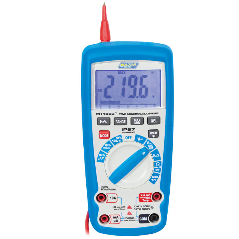 1000V AC/DC IP67 True RMS Multimeter