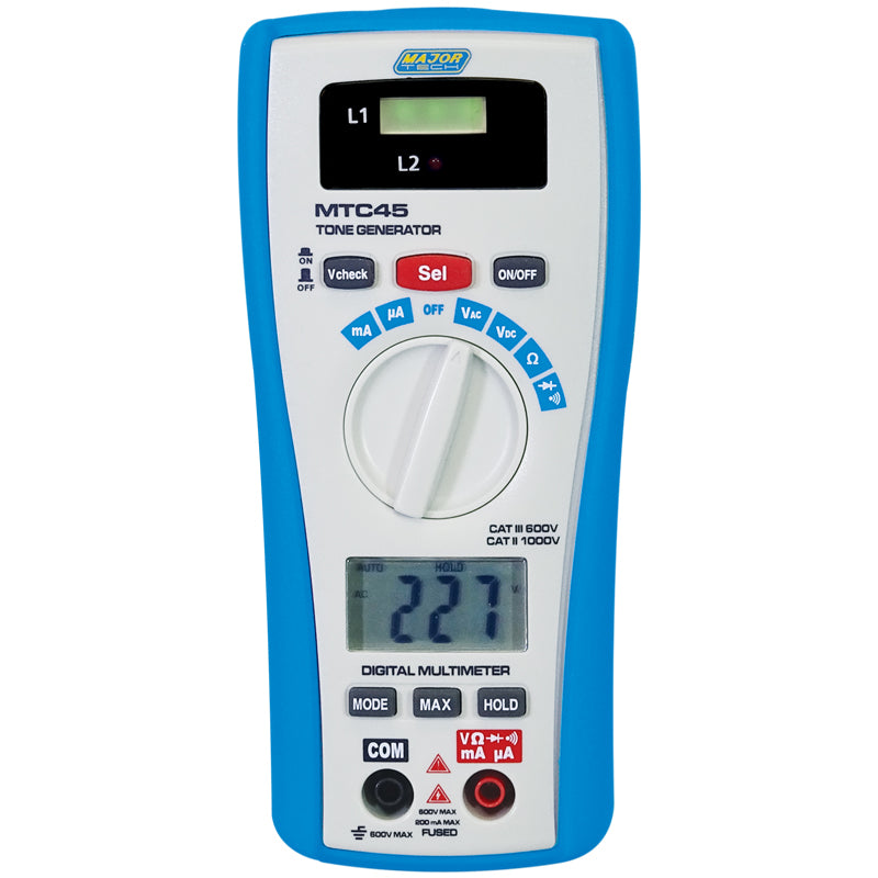 2-In-1 Tone and Probe Generator & Multimeter