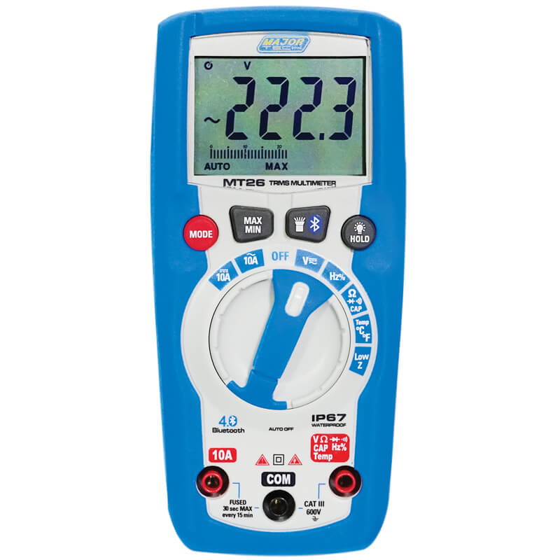 600V AC/DC True RMS Bluetooth Multimeter – Zenith Sales & Calibrations ...