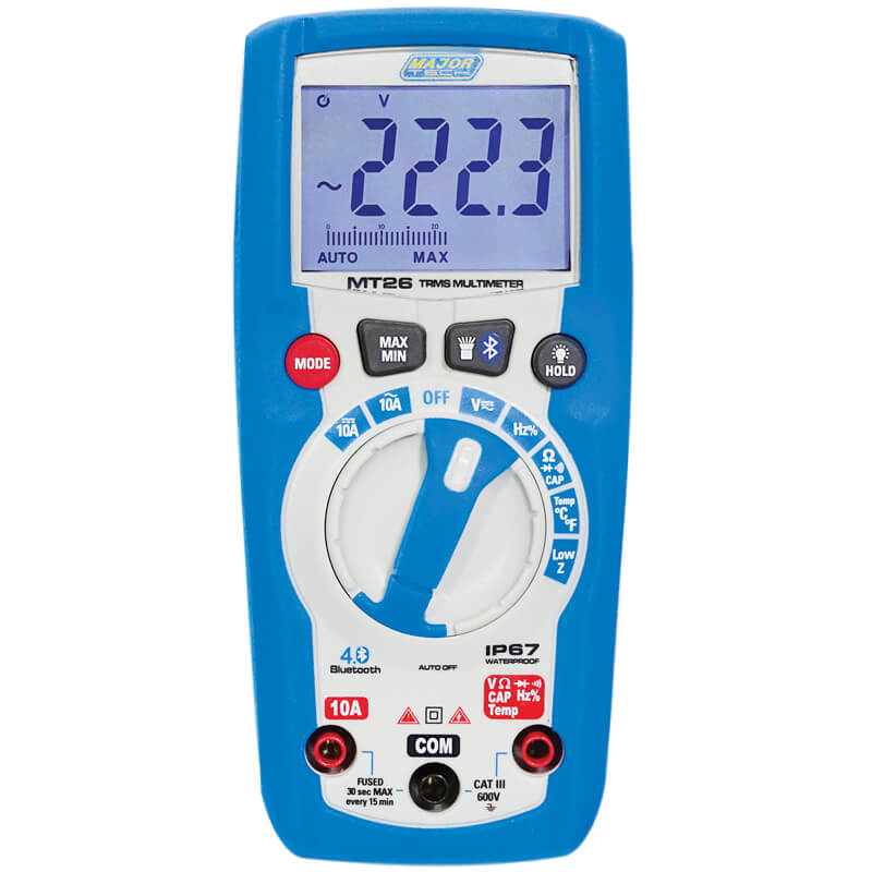 600V AC/DC True RMS Bluetooth Multimeter