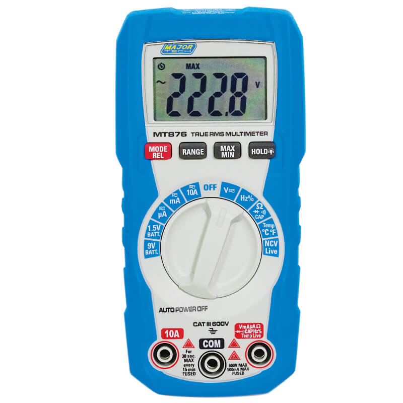 600V AC/DC True RMS Multimeter