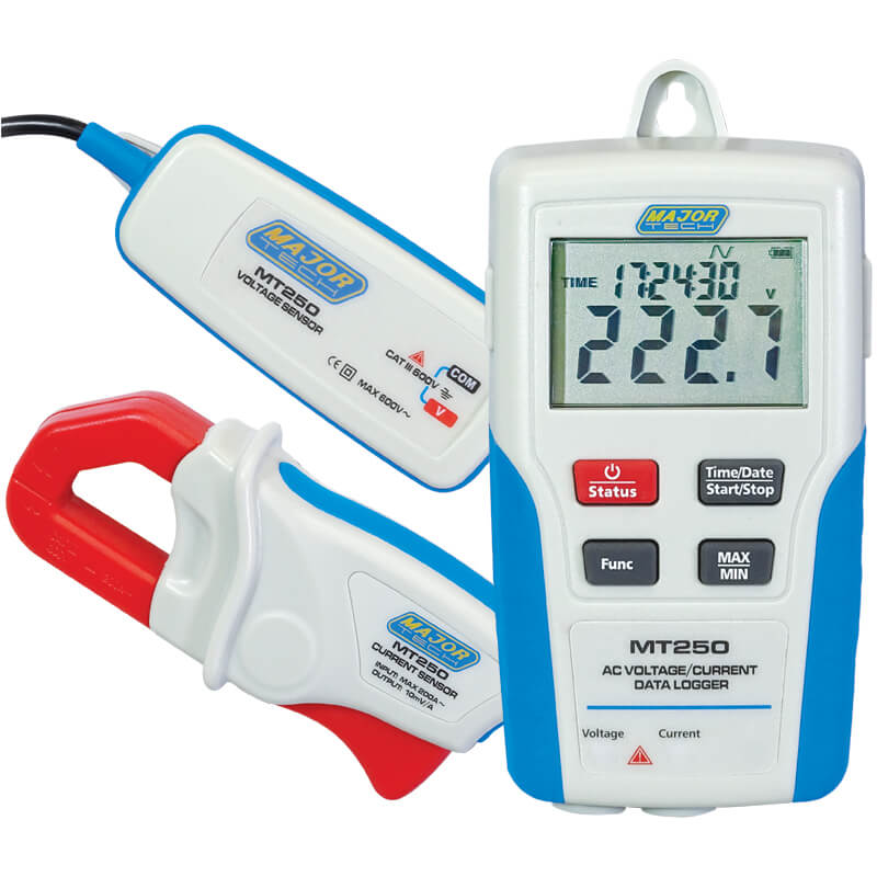 AC Voltage & Current Data Logger