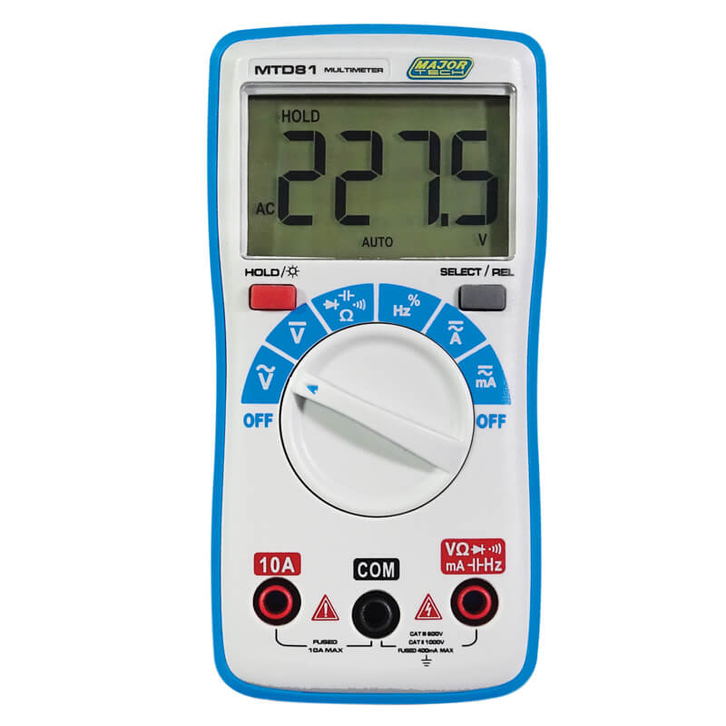 Compact Auto Ranging Multimeter