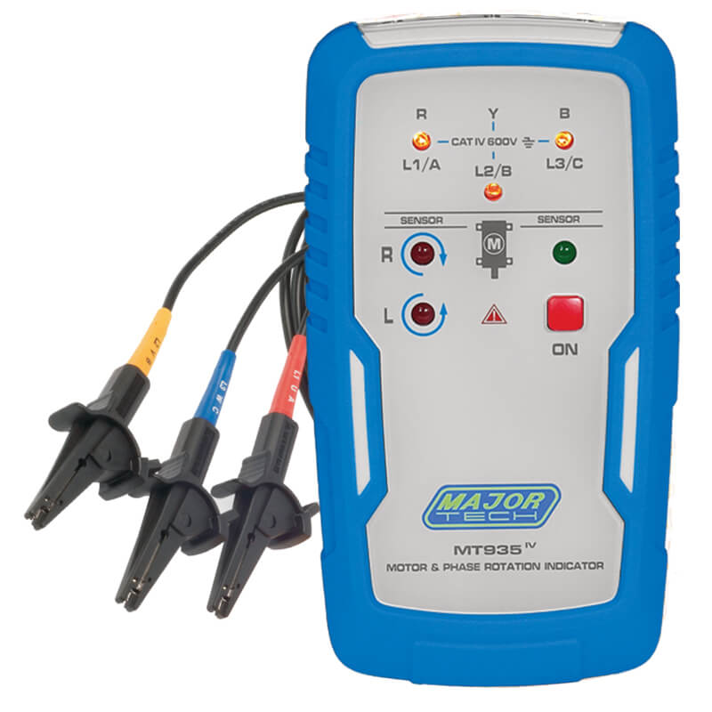 Motor and Phase Rotation Meter