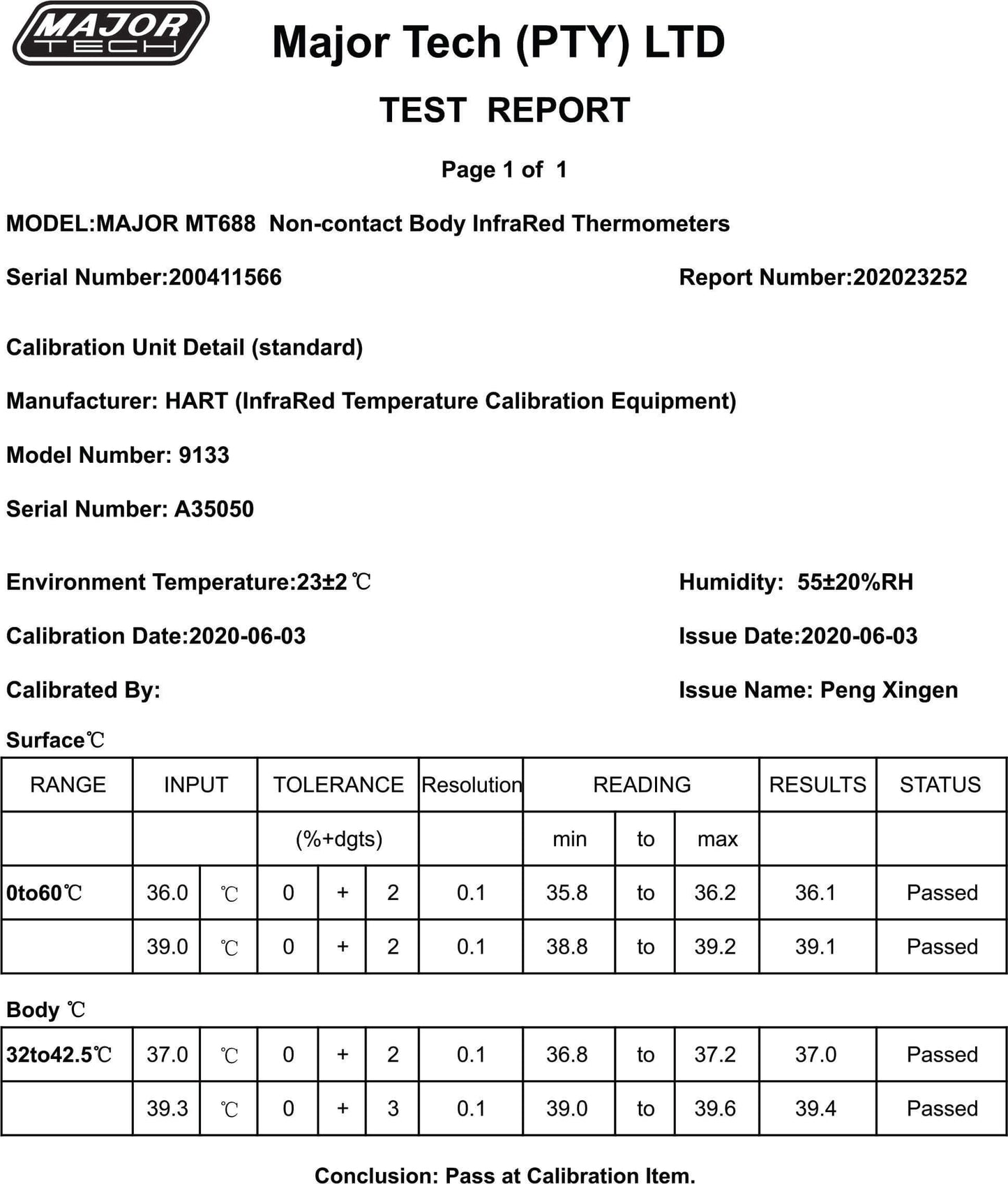 Professional Non-Contact Infrared Thermometer