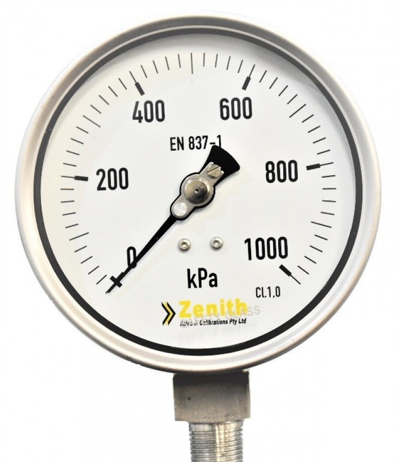 Pressure Gauge Full SS Dial Size 100mm ( 4" )